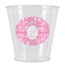 Floral Vine Plastic Shot Glass (Personalized)