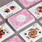 Floral Vine Playing Cards - Front & Back View