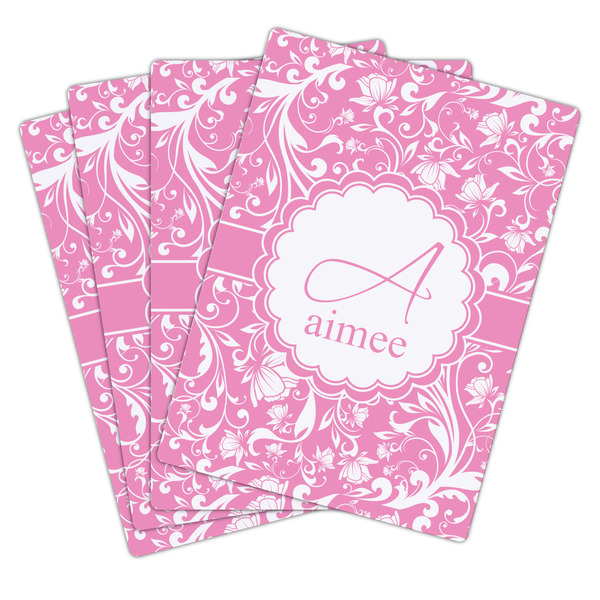 Floral Vine Playing Cards - Hand Back View