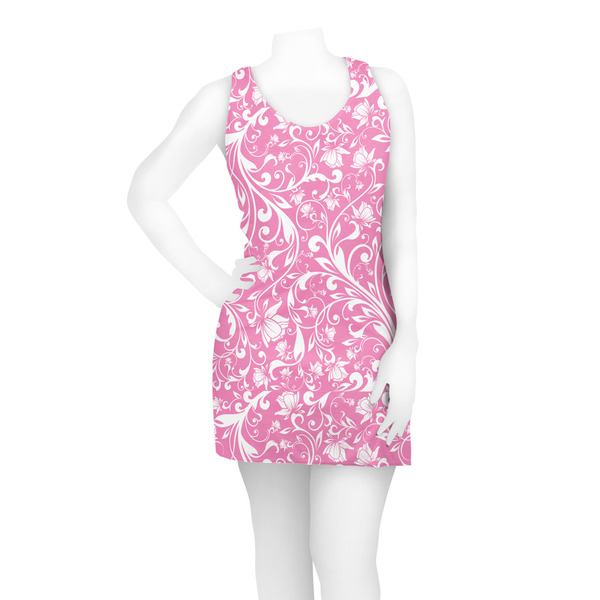 Floral Vine Racerback Dress - On Model - Front