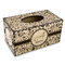 Floral Vine Rectangle Tissue Box Covers - Wood - Front