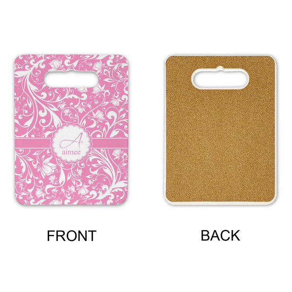 Floral Vine Rectangle Trivet with Handle - APPROVAL