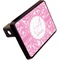 Floral Vine Rectangular Car Hitch Cover w/ FRP Insert (Angle View)