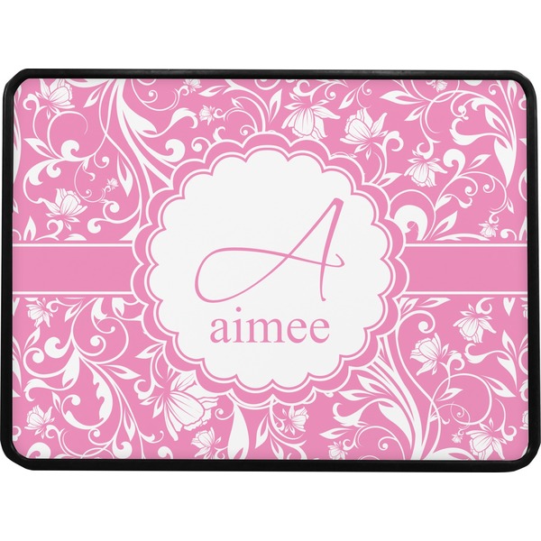 Floral Vine Rectangular Car Hitch Cover w/ FRP Insert (Select Size)