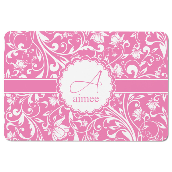 Floral Vine Rectangular Fridge Magnet - FRONT