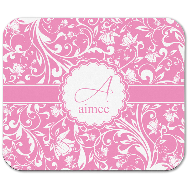 Floral Vine Rectangular Mouse Pad - APPROVAL