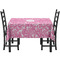 Floral Vine Rectangular Tablecloths - Side View