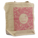 Floral Vine Reusable Cotton Grocery Bag (Personalized)