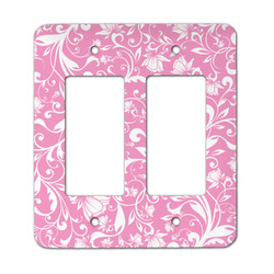 Floral Vine Rocker Style Light Switch Cover - Two Switch
