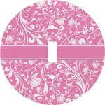 Floral Vine Round Light Switch Cover