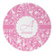 Floral Vine Round Paper Coaster - Approval
