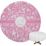 Floral Vine Round Tablecloth (Personalized)