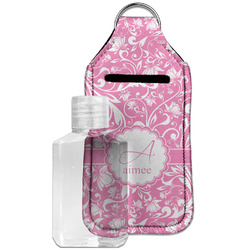 Floral Vine Hand Sanitizer & Keychain Holder - Large (Personalized)