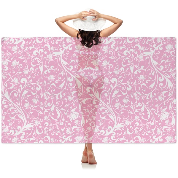 Custom Floral Vine Sheer Sarong