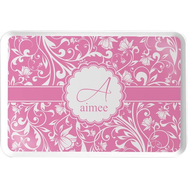 Custom Floral Vine Serving Tray (Personalized)