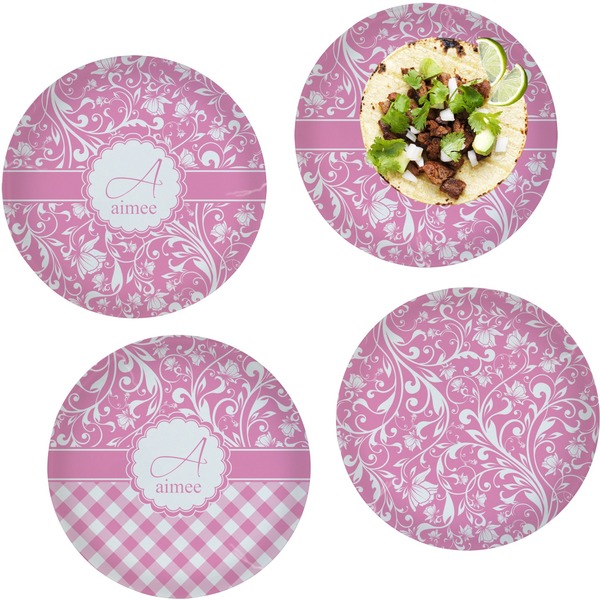 Floral Vine Set of Lunch / Dinner Plates