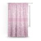 Floral Vine Sheer Curtain With Window and Rod