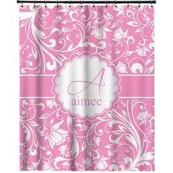 Floral Vine Extra Long Shower Curtain - 70"x84" (Personalized)