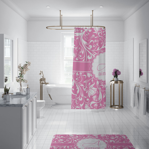 Floral Vine Shower Curtain - Custom Size