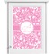 Floral Vine Single White Cabinet Decal