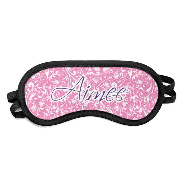 Custom Floral Vine Sleeping Eye Mask - Small (Personalized)