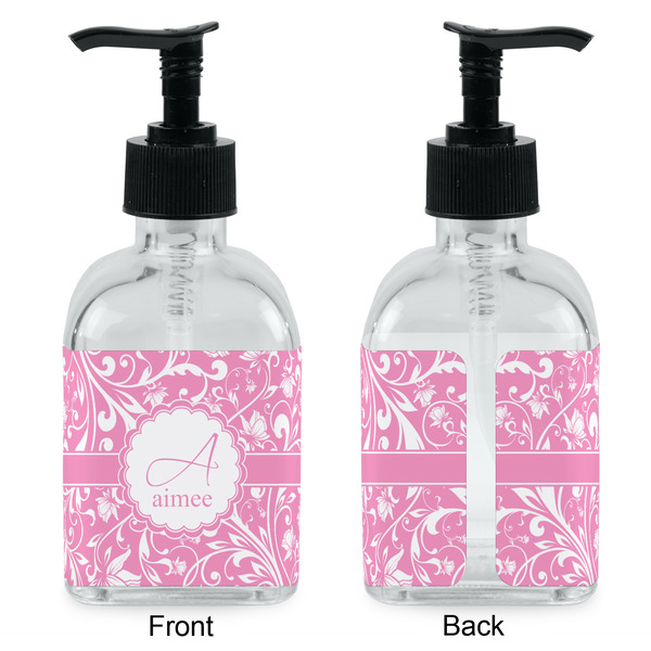 Floral Vine Glass Soap/Lotion Dispenser - Approval