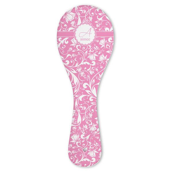 Custom Floral Vine Ceramic Spoon Rest (Personalized)