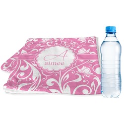 Floral Vine Sports & Fitness Towel (Personalized)