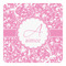Floral Vine Square Decal - Small (Personalized)