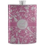 Floral Vine Stainless Steel Flask (Personalized)