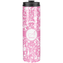 Floral Vine Stainless Steel Skinny Tumbler - 20 oz (Personalized)