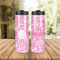 Floral Vine Stainless Steel Tumbler - Lifestyle