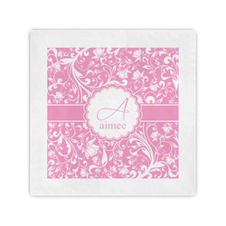 Floral Vine Cocktail Napkins (Personalized)