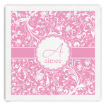 Floral Vine Paper Dinner Napkins (Personalized)