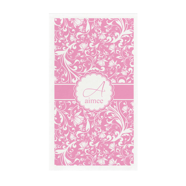 Custom Floral Vine Guest Paper Towels - Full Color - Standard (Personalized)