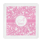 Floral Vine Decorative Paper Napkins (Personalized)