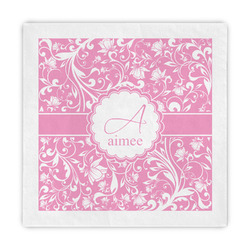 Floral Vine Decorative Paper Napkins (Personalized)