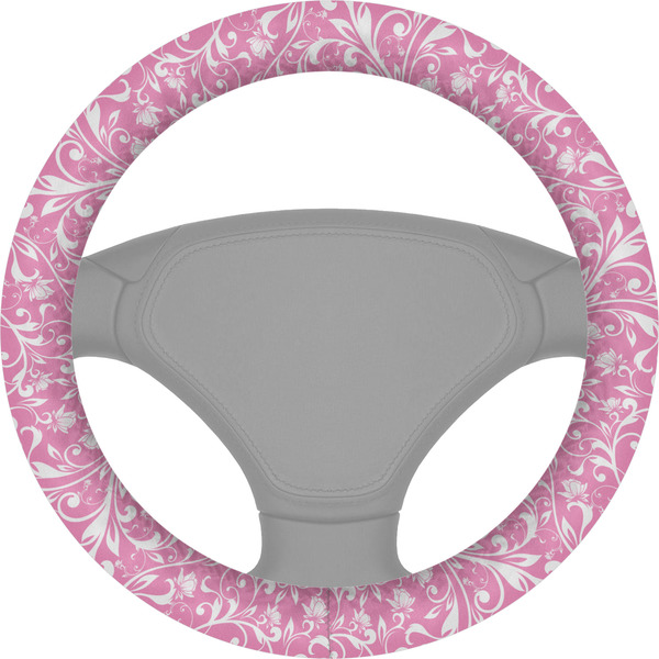 Custom Floral Vine Steering Wheel Cover