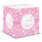 Floral Vine Sticky Note Cube (Personalized)