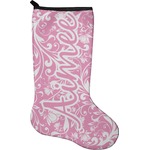 Floral Vine Holiday Stocking - Single-Sided - Neoprene (Personalized)