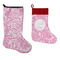 Floral Vine Stockings - Side by Side compare