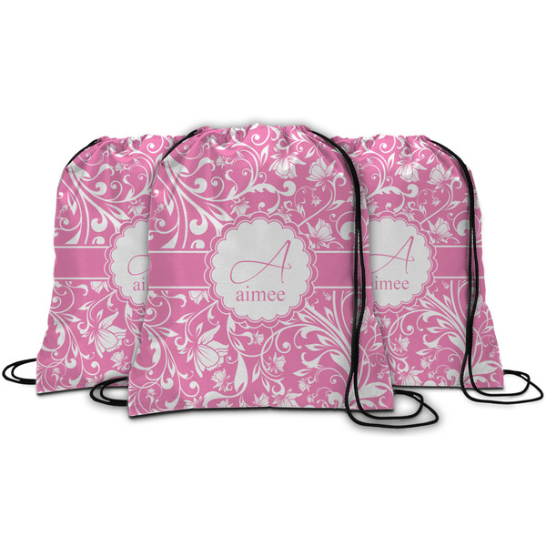 Floral Vine String Backpack - MAIN