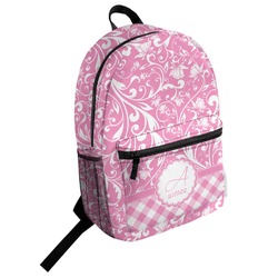 Floral Vine Student Backpack (Personalized)