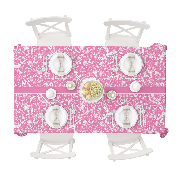 Floral Vine Tablecloths (58"x102") - TOP VIEW