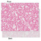 Floral Vine Tissue Paper - Lightweight - Medium - Front & Back