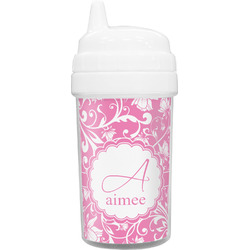 Floral Vine Toddler Sippy Cup (Personalized)