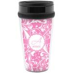 Floral Vine Acrylic Travel Mug without Handle (Personalized)