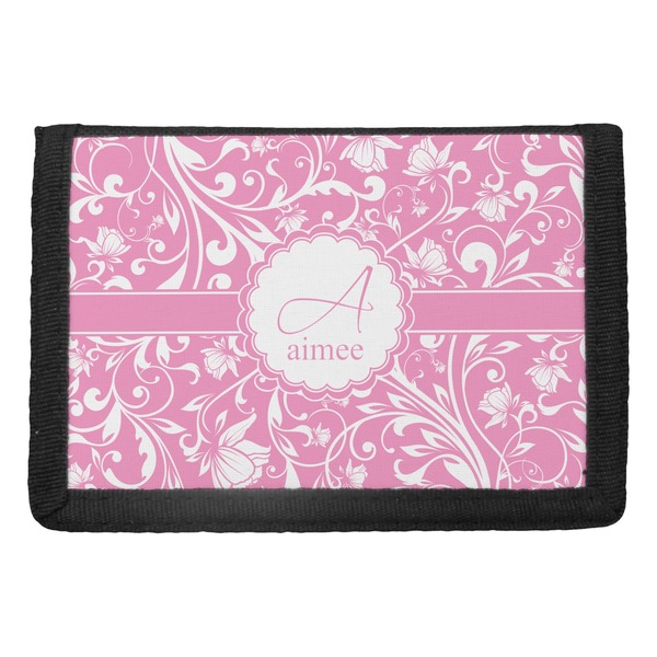 Custom Floral Vine Trifold Wallet (Personalized)