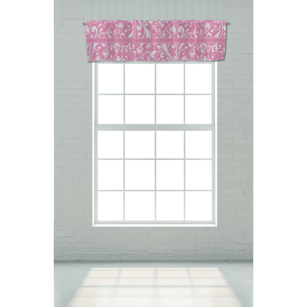 Floral Vine Valance - On window