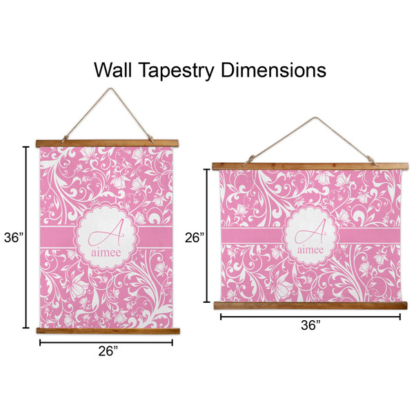 Floral Vine Wall Hanging Tapestries - Parent/Sizing